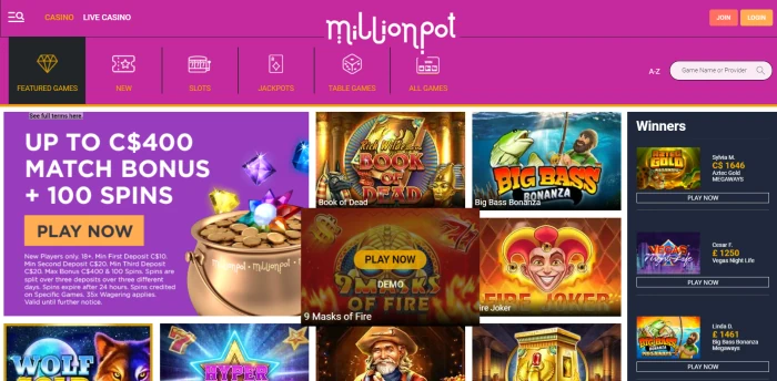 Megawin casino login