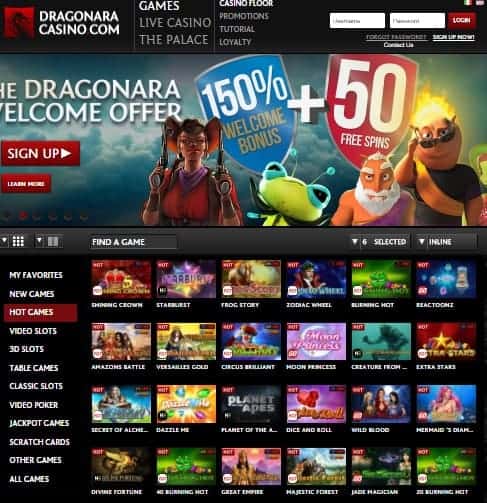 online casino sign up bonus