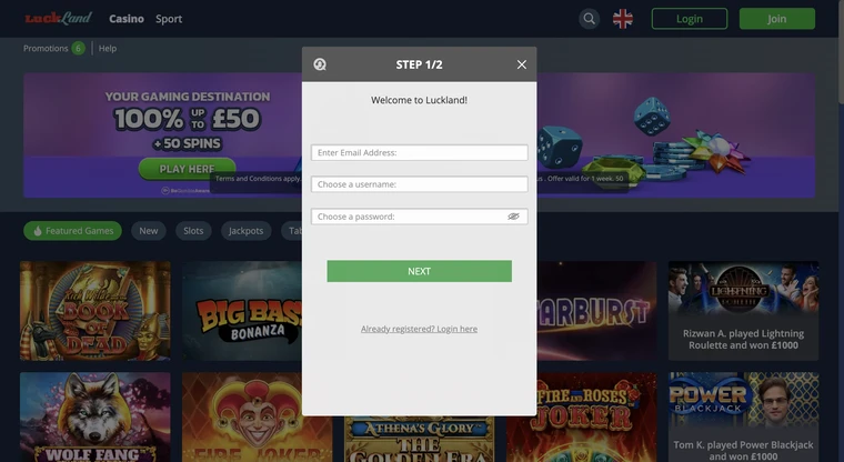 50 free spins james dean on registration no deposit