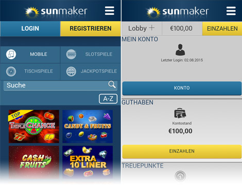l'application casino max