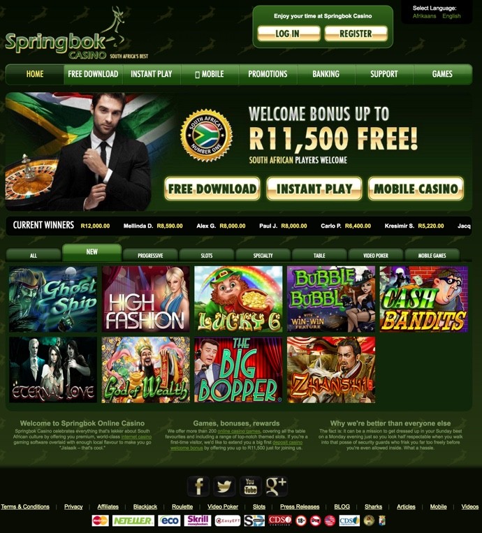 online casino games list
